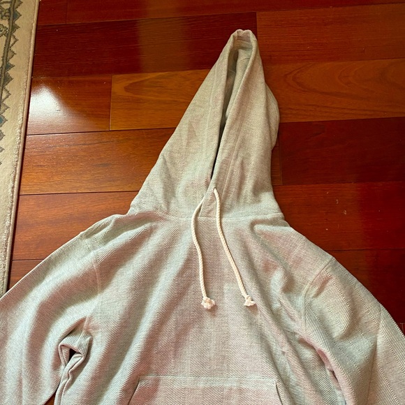 Aime Leon Dore Herringbone Hoodie Grey - Picture 3 of 4